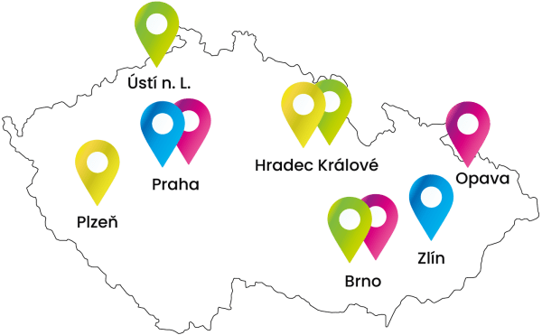 Mapa parků TOBOGA
