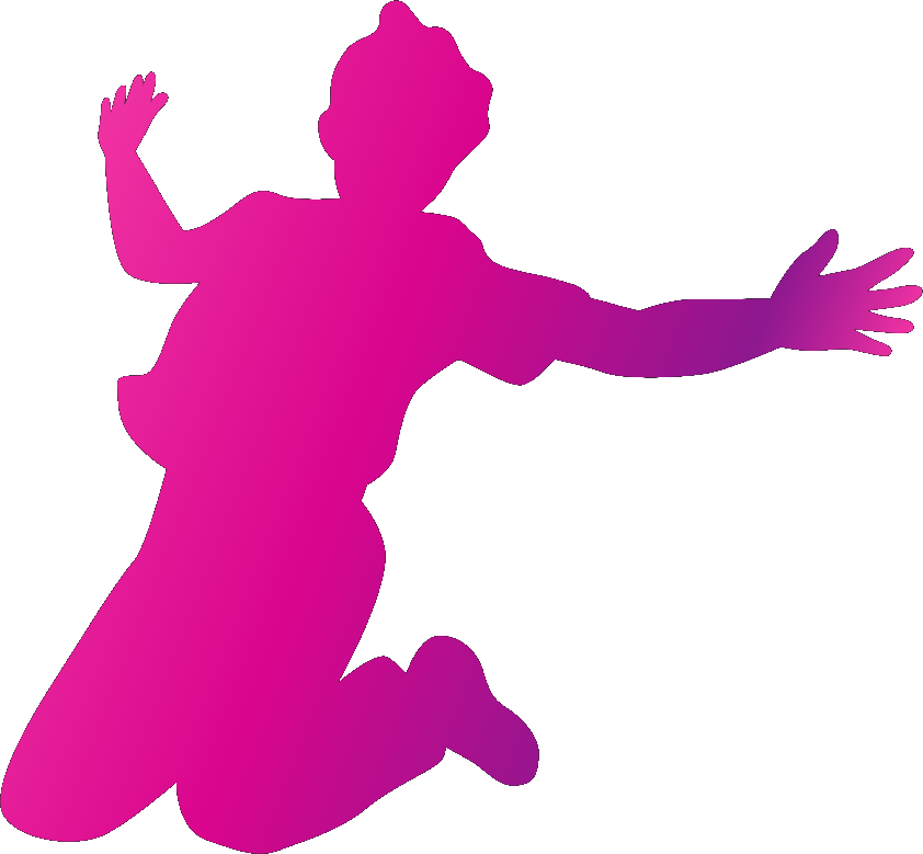 Jumping figure